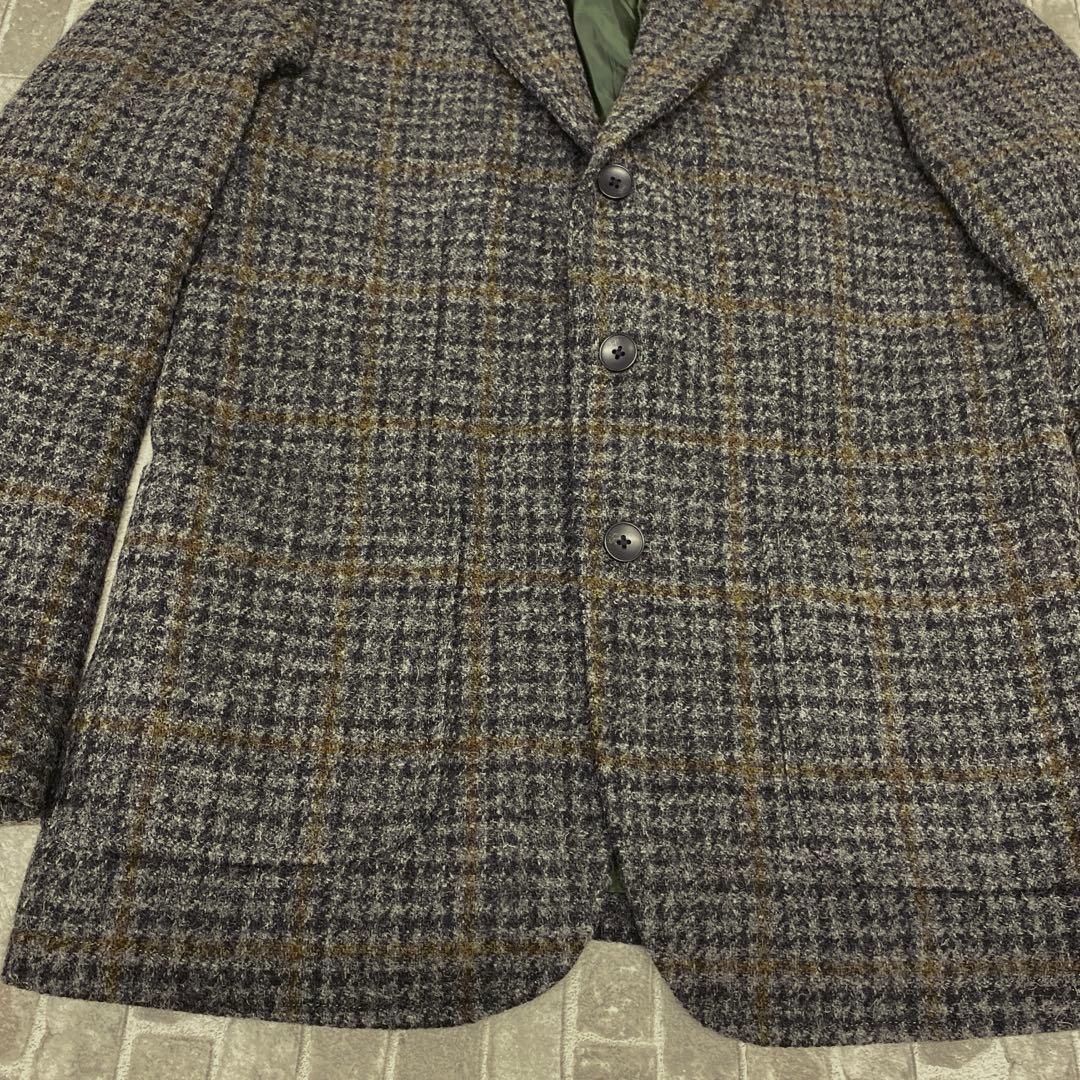 N591♪ FREAK'S STORE ハリスツイード　テーラードジャケットL