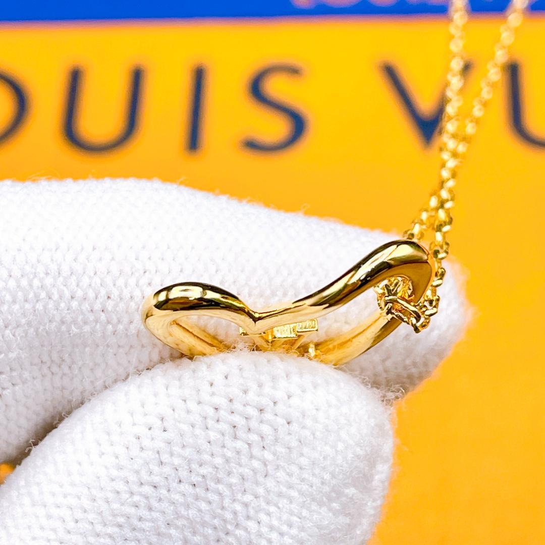 ◇ルイヴィトン◇新品仕上済 M00465 ハート ネックレス ゴールド ブランド