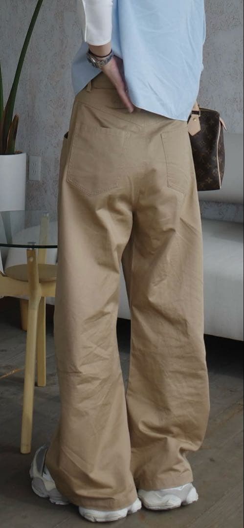 ♡新品♡Donoban ハイウエストカーブチノパン miku&erika コラボ