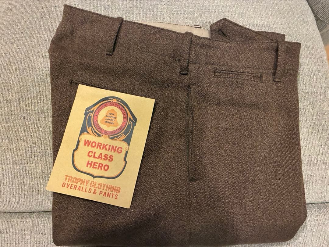 トロフィークロージング トラウザースパンツ　34 ブラウン