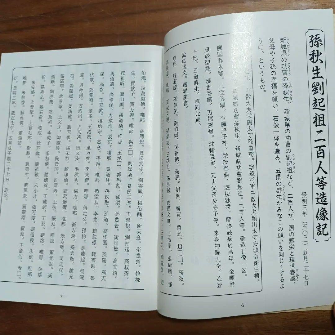 文字文化研究所　龍門二十品拓本