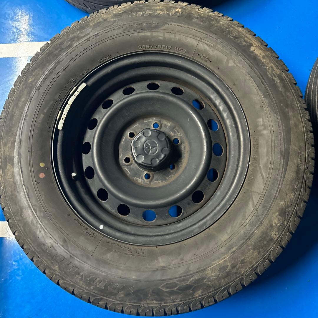 TOYOTAＦＪ純正ホイールとノーマルタイヤ４本セット送料込