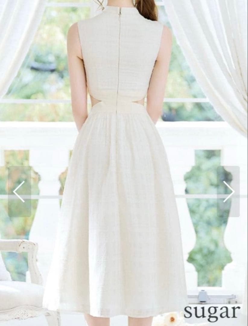 dea robe de fleurs S ロングドレス シュガー　エルケイ