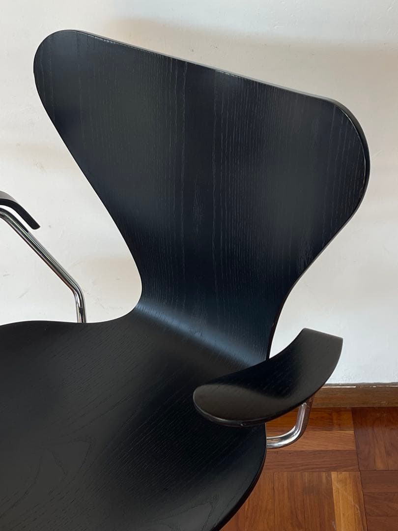 北欧 デンマーク フリッツハンセン アーム セブンチェア キャスターベース