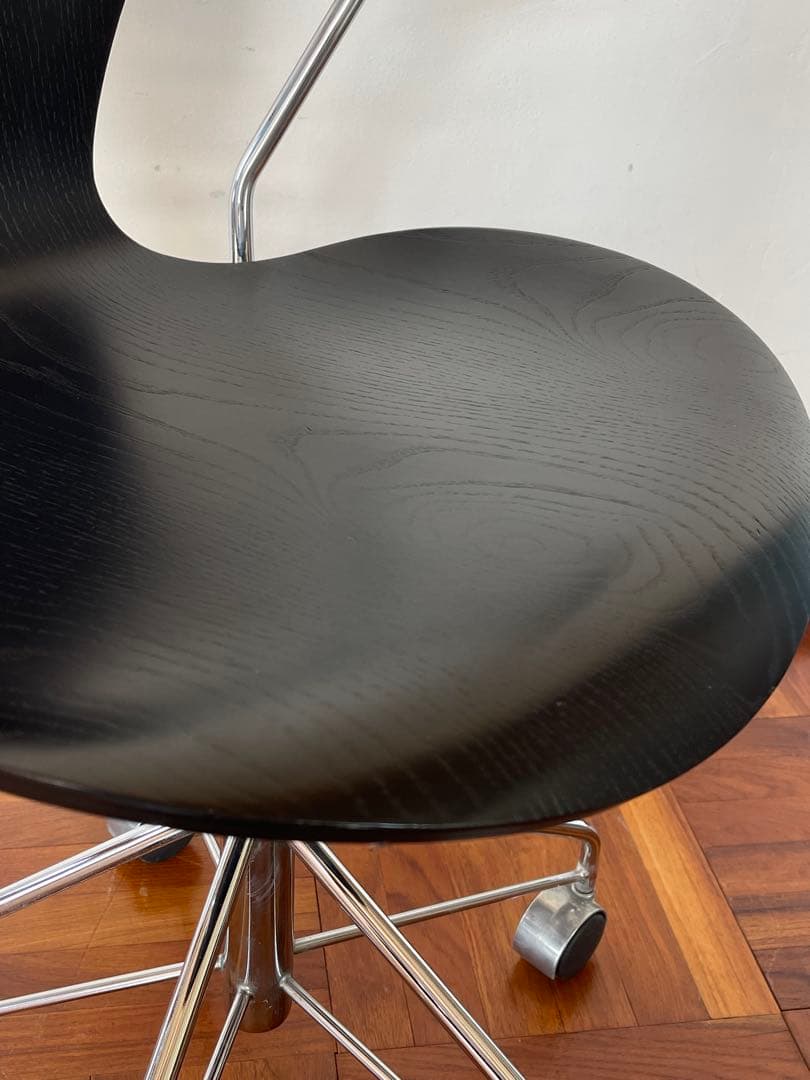 北欧 デンマーク フリッツハンセン アーム セブンチェア キャスターベース