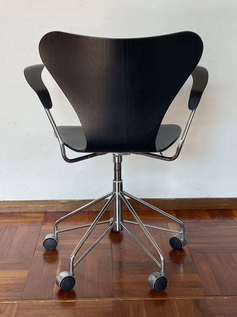 北欧 デンマーク フリッツハンセン アーム セブンチェア キャスターベース