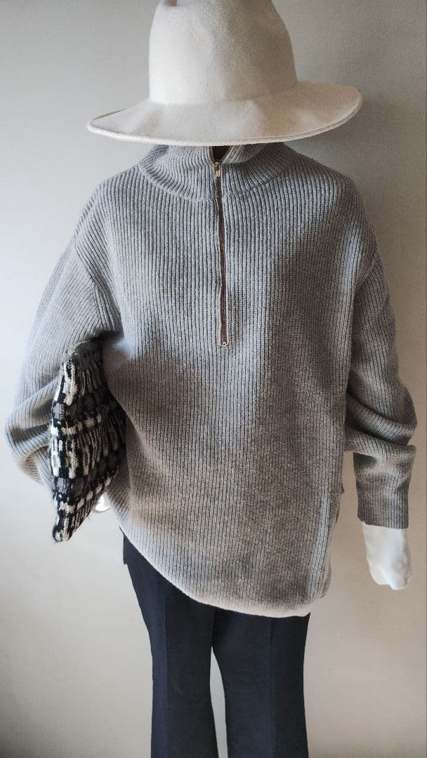 みーちゃん様 C6687 カシミヤニット×パンツコーデ