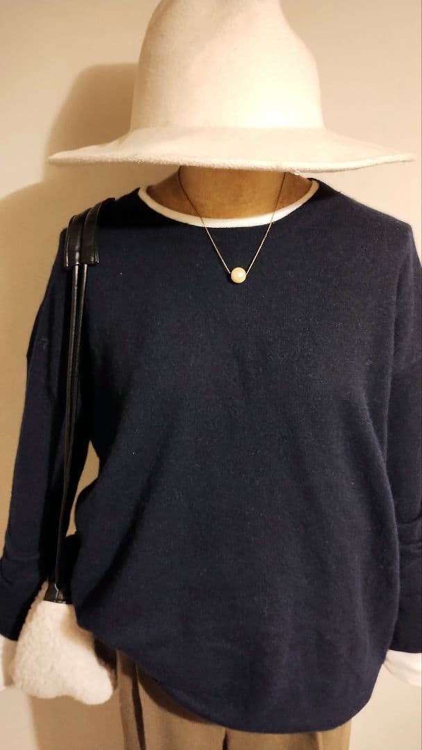 みーちゃん様 C6687 カシミヤニット×パンツコーデ