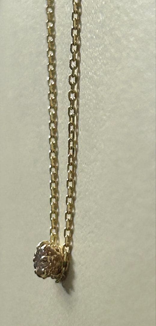 ノジェス　K10 1粒ダイヤ　0.05CT ネックレス
