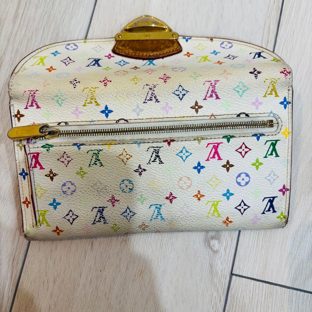 ルイヴィトン 長財布 マルチカラー ポルトフォイユ ウジェニ　モノグラム