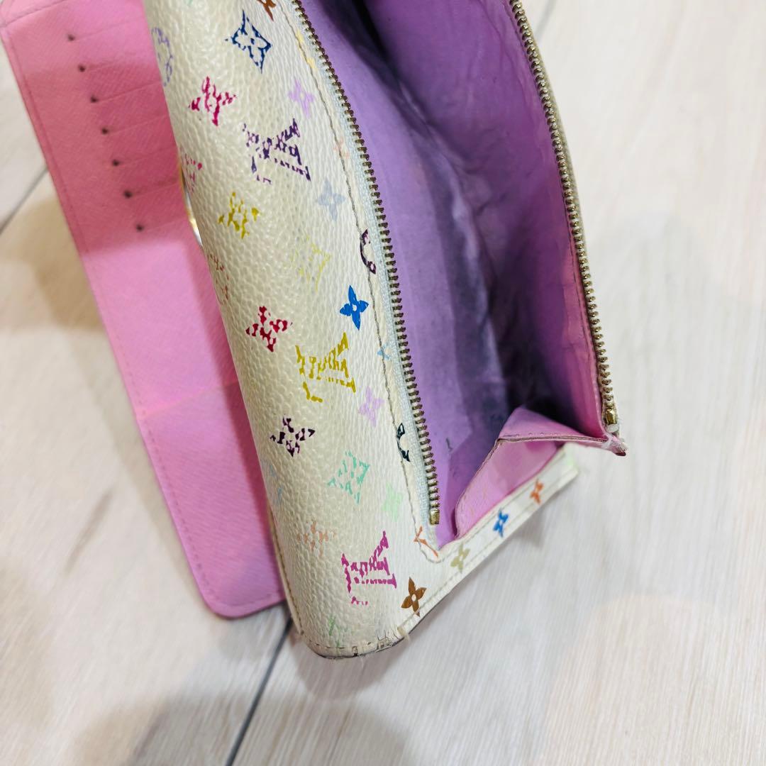 ルイヴィトン 長財布 マルチカラー ポルトフォイユ ウジェニ　モノグラム