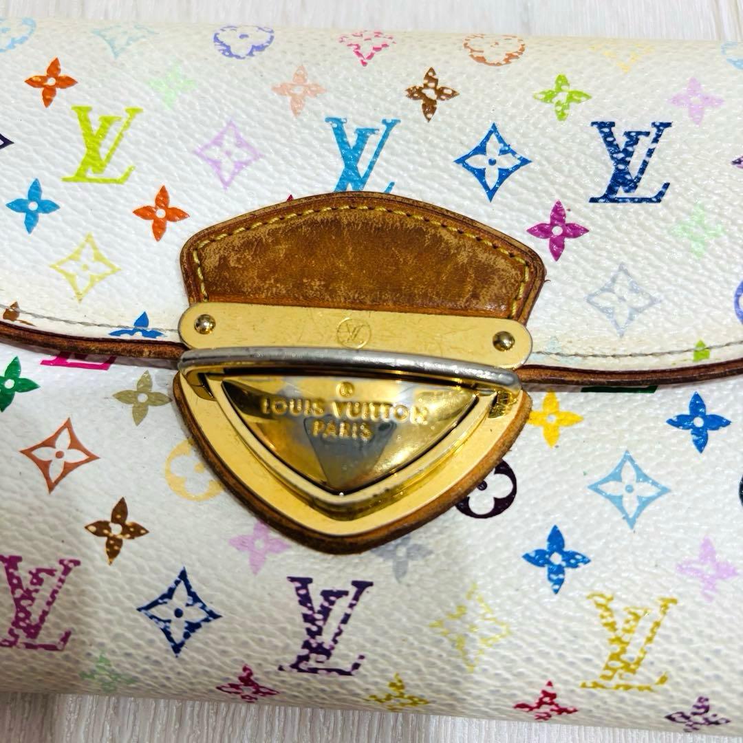 ルイヴィトン 長財布 マルチカラー ポルトフォイユ ウジェニ　モノグラム