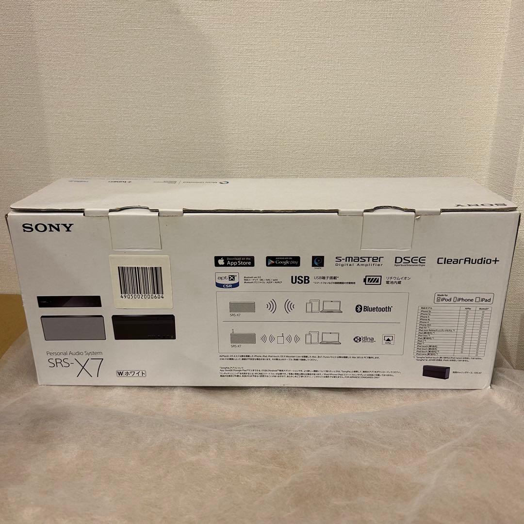 SONY ソニー ワイヤレススピーカー SRS-X7 ホワイト
