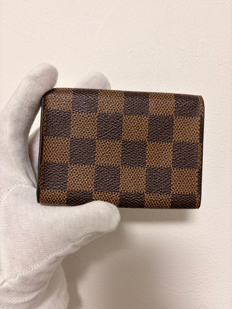 e*2様 【美品SS】ルイヴィトン　ダミエ　カルトドゥヴィジット　名刺入れ　カー