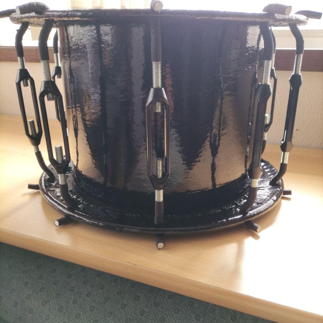 和太鼓　締太鼓　ターンバックル仕様　 高さ21cm 中古品