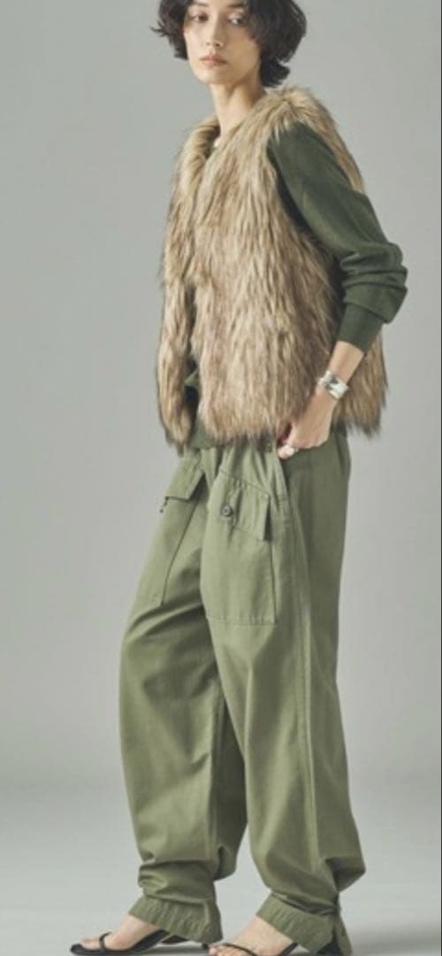 Curensology カレンソロジー 2025AW シャギーファーベスト★新品