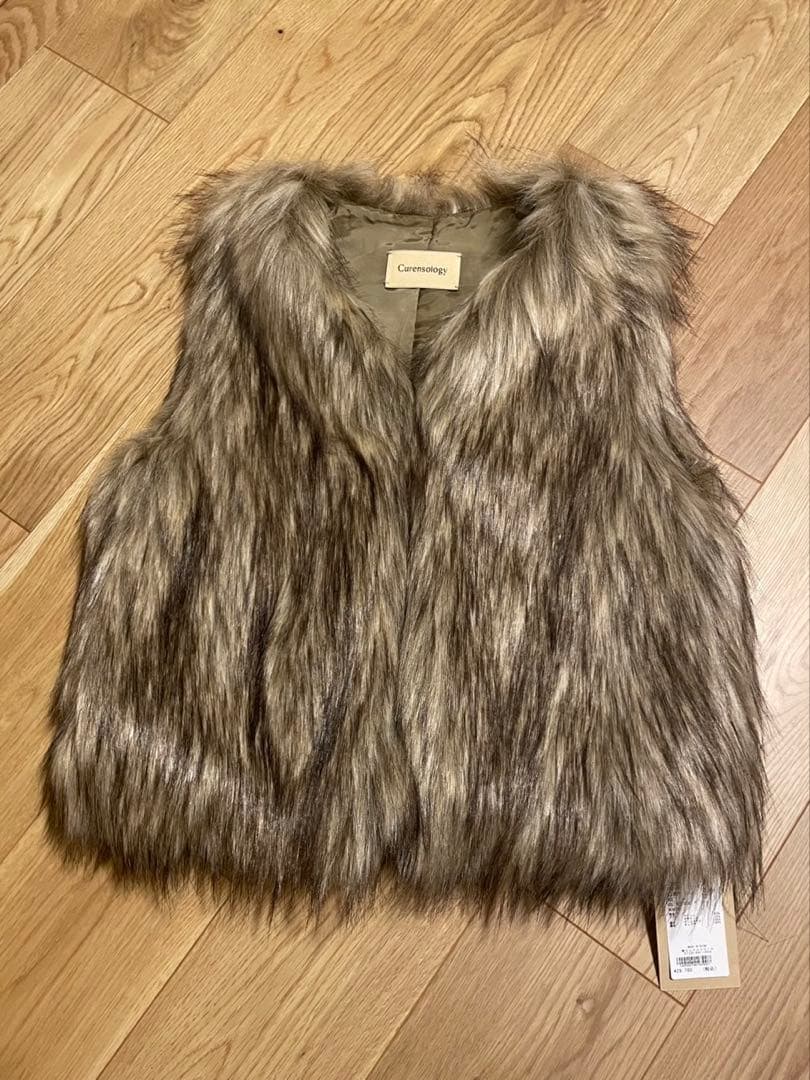 Curensology カレンソロジー 2025AW シャギーファーベスト★新品