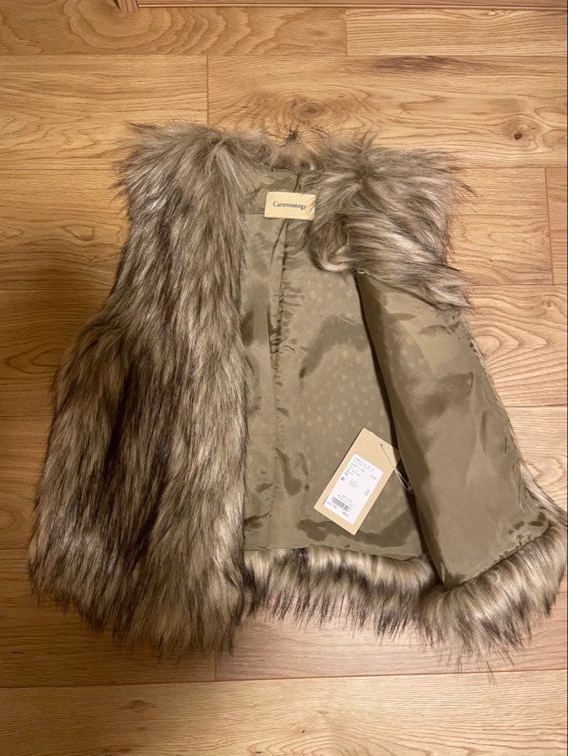 Curensology カレンソロジー 2025AW シャギーファーベスト★新品