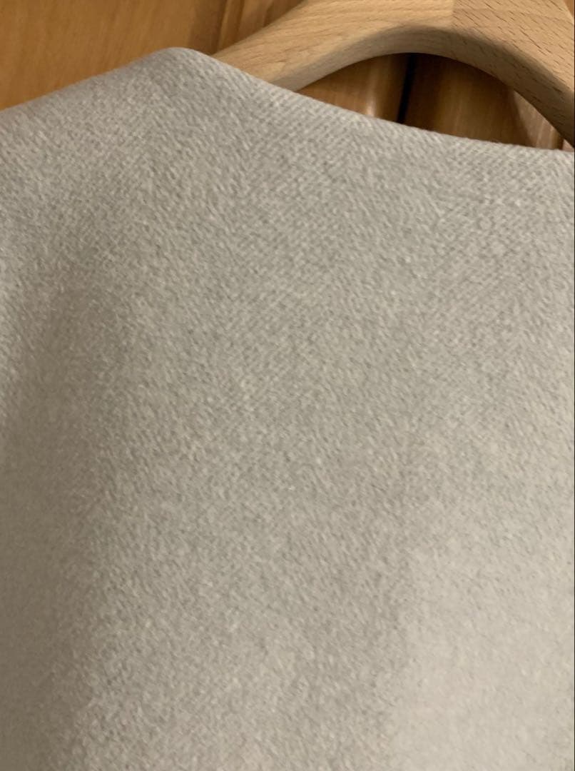 トゥモローランド Des Pres ウールモッサコクーン　ノーカラーコート