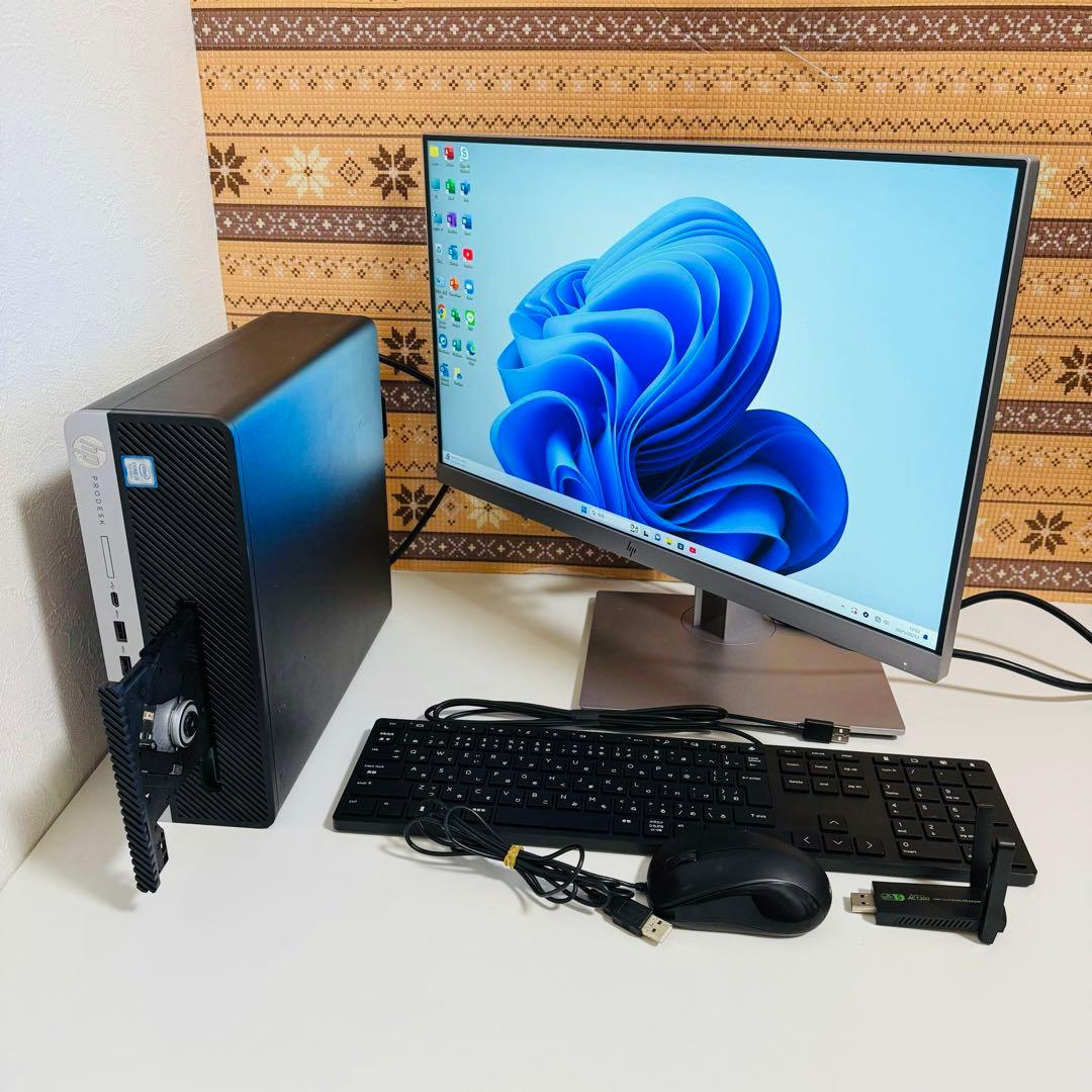 Y621 HPデスクトップSSD第9世代メモリ8G高速Windows11オフィス