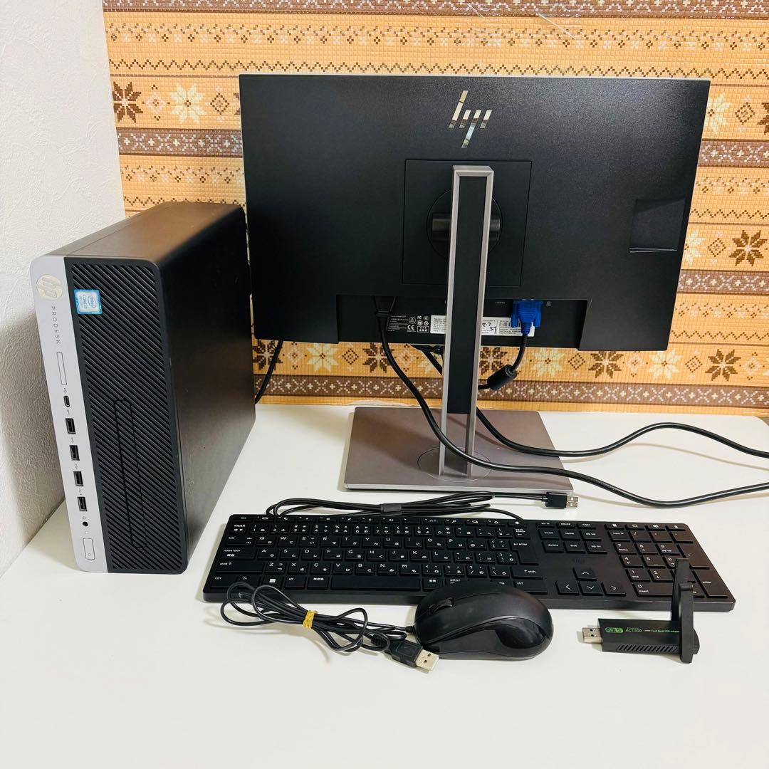 Y621 HPデスクトップSSD第9世代メモリ8G高速Windows11オフィス