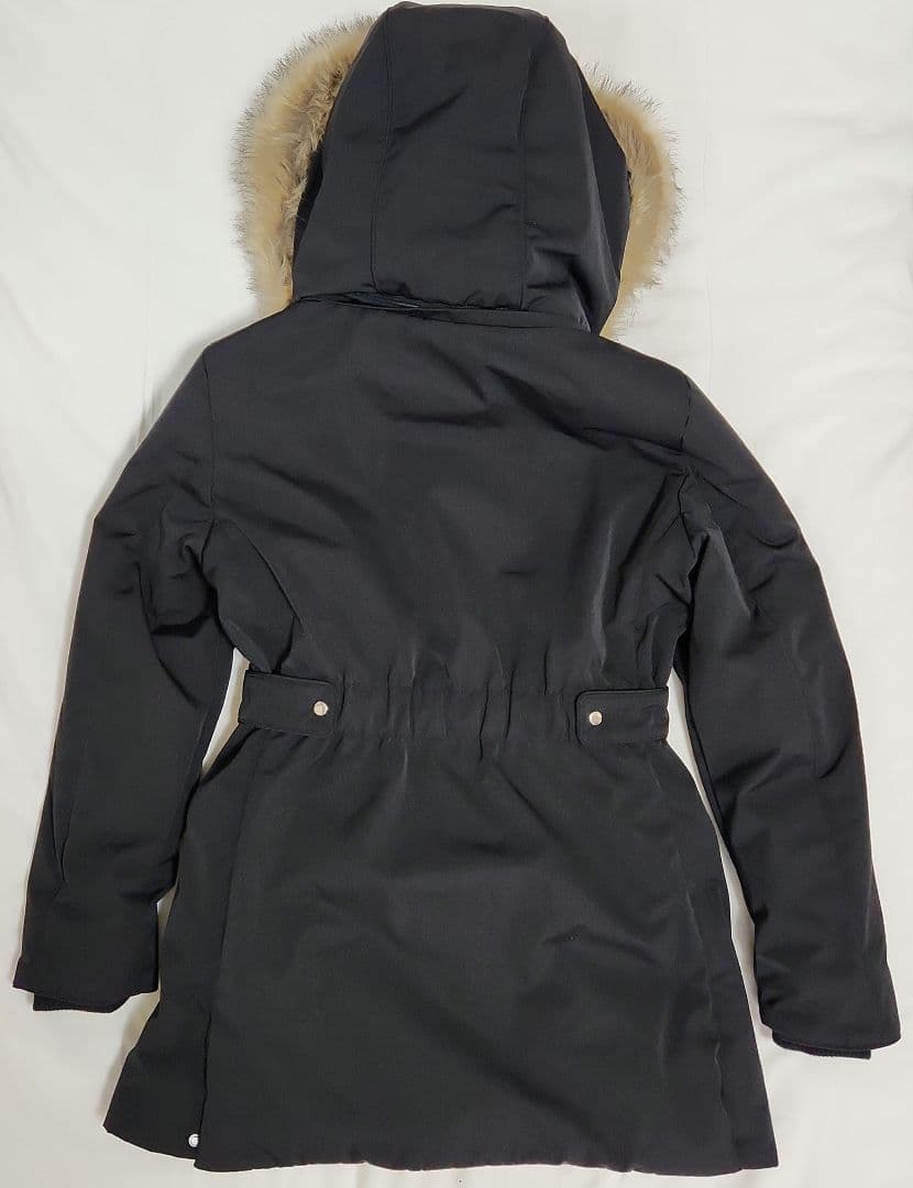 ZARA モッズコート ボア ブラック ファー付きLサイズ コメント必見