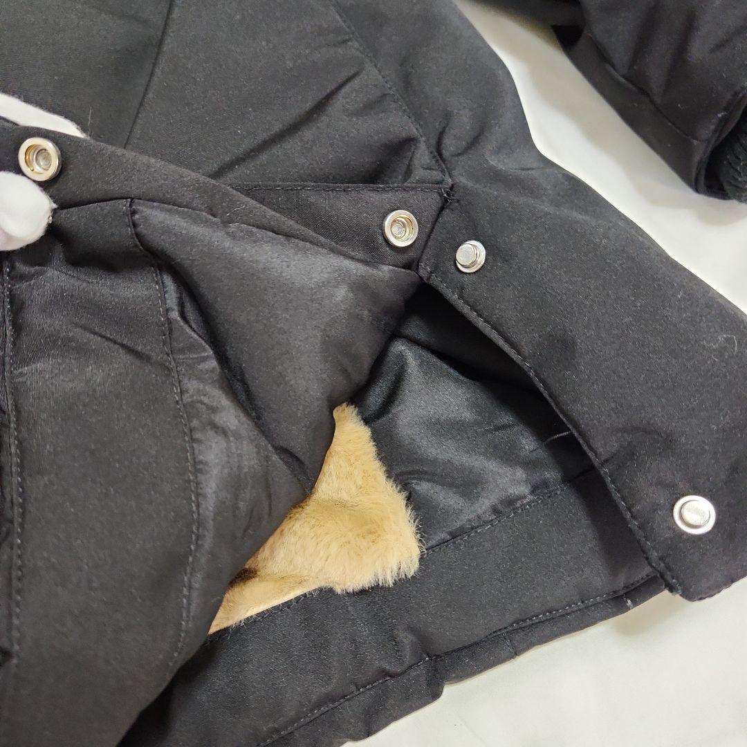 ZARA モッズコート ボア ブラック ファー付きLサイズ コメント必見