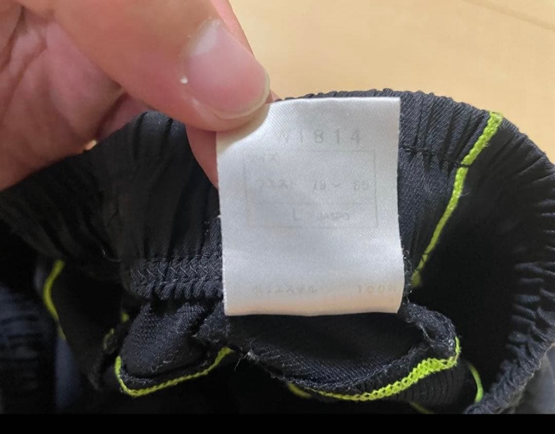 アシックス バレーボールゲームパンツ 日本代表 黒 L 値下げ〇