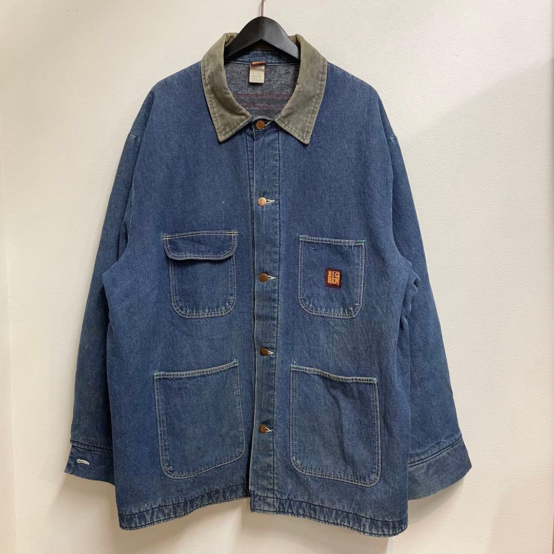 80s USA製 BIG BEN カバーオール 裏ブランケット デニム 52