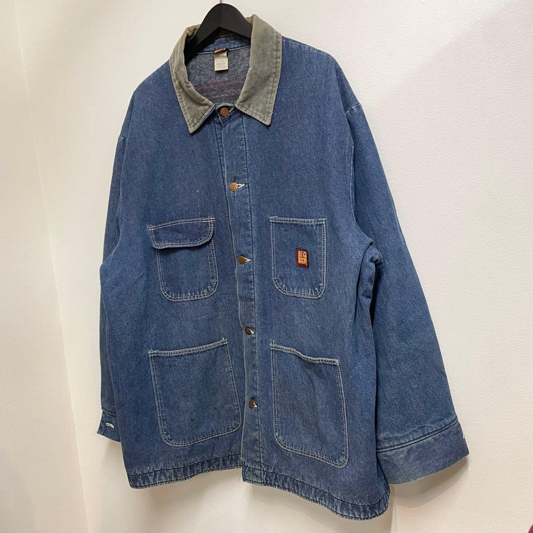 80s USA製 BIG BEN カバーオール 裏ブランケット デニム 52