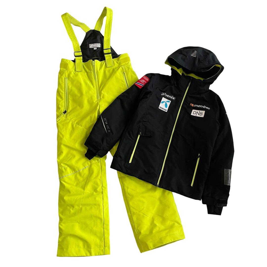 Phenix スキーウェア 150サイズ イエロー 上下