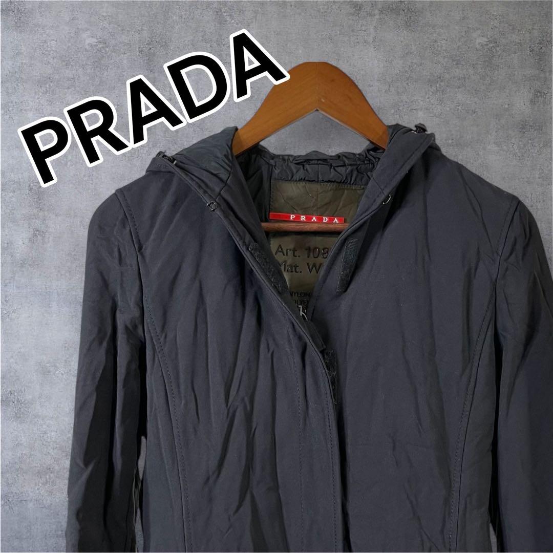 N*o様 PRADA ブラック パーカー Art. 108003A