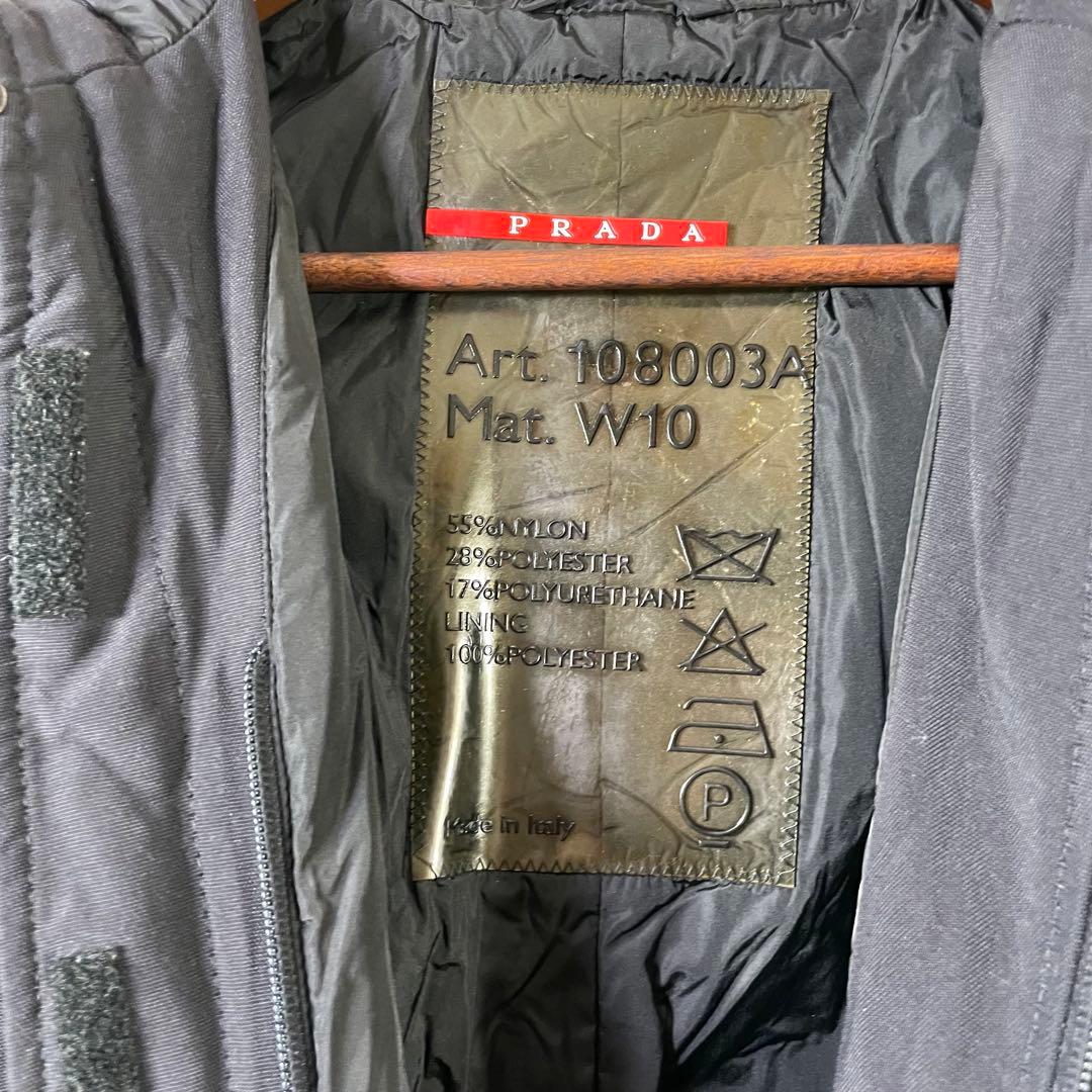 N*o様 PRADA ブラック パーカー Art. 108003A