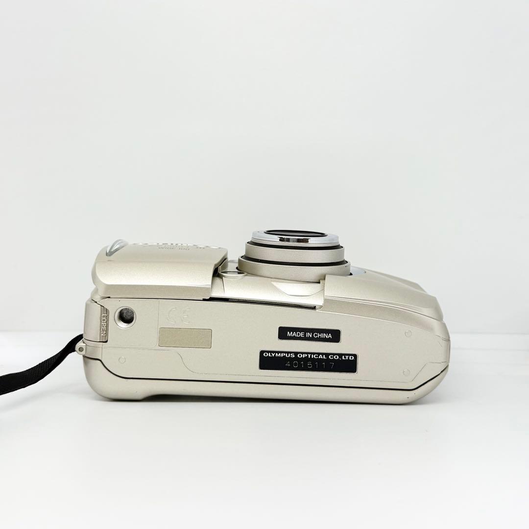 【完動美品】OLYMPUS μ -III WIDE 100 フィルムカメラ
