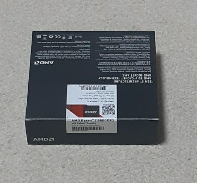 新品未開封品 3年保証付 AMD Ryzen_7 9800X3D