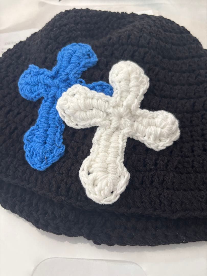 Y.A.R.N クロスモチーフ バケットハット クラッシャーハット ニット