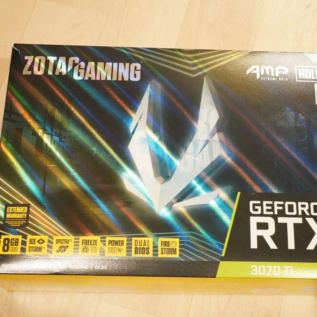 動作確認済 GEFORCE RTX 3070 Ti ZOTAC GAMING