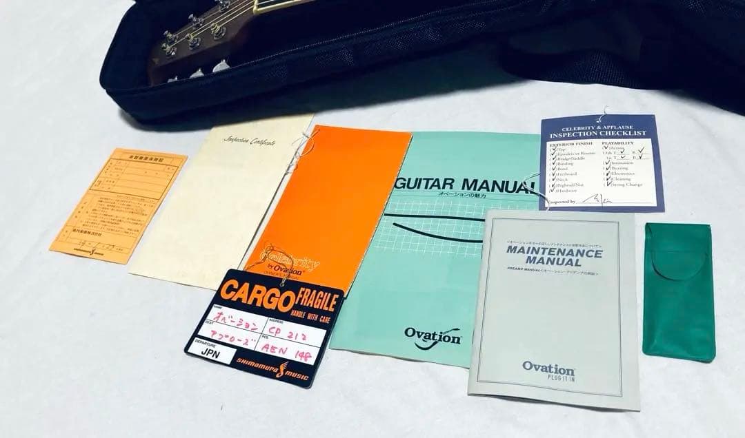 Ovation オベーション CP212 パーラーサイズ 完備品 メンテナンス済