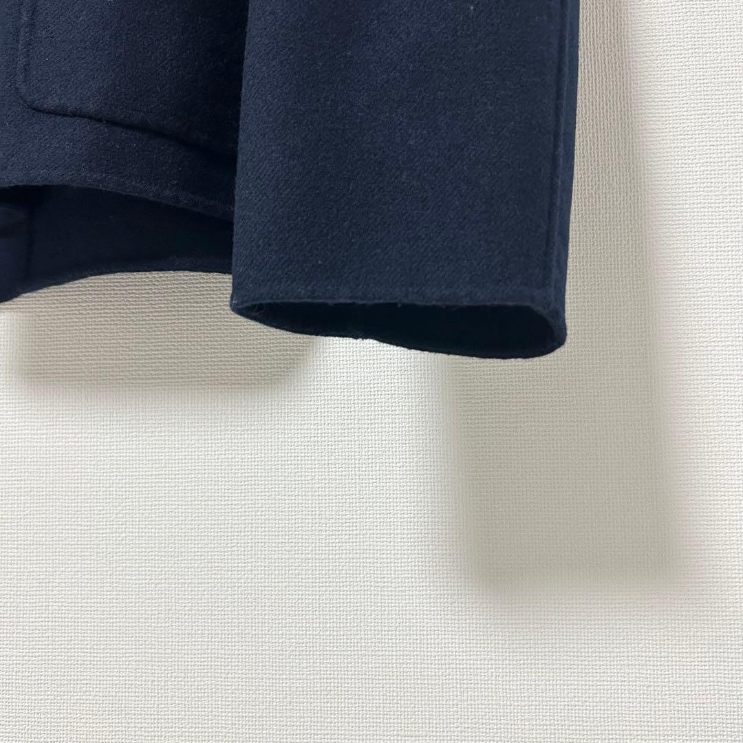 美品✨マックスマーラ　ノーカラーコート　クチートアマーノ　ネイビー　40