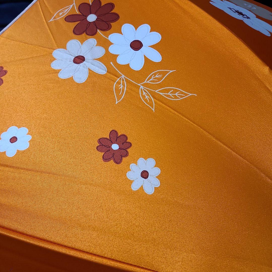 未使用　BURBERRY オレンジ 花柄 長傘