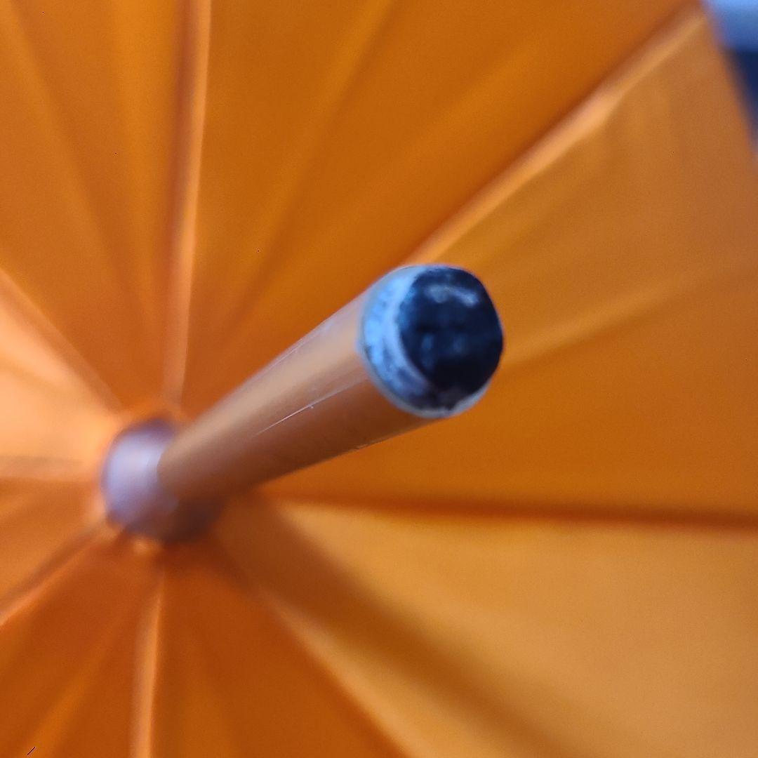 未使用　BURBERRY オレンジ 花柄 長傘