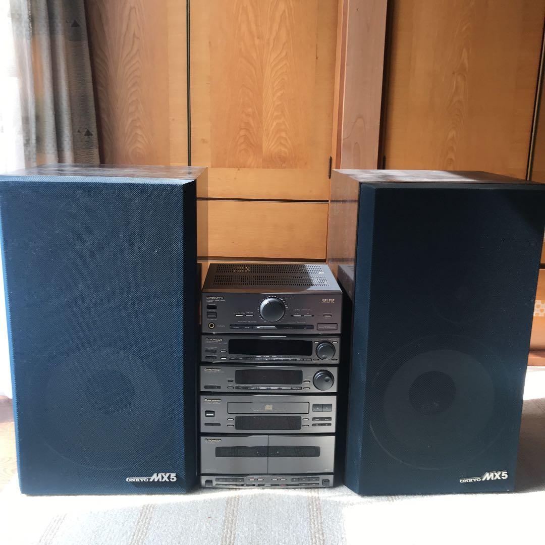 ［相談可］3ウェイバスレフスピーカーシステムMX5×2個パイオニアアンプ5セット