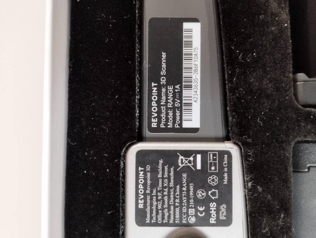 REVOPOINT RANGE 3Dスキャナー 大型ターンテーブル付き Y066