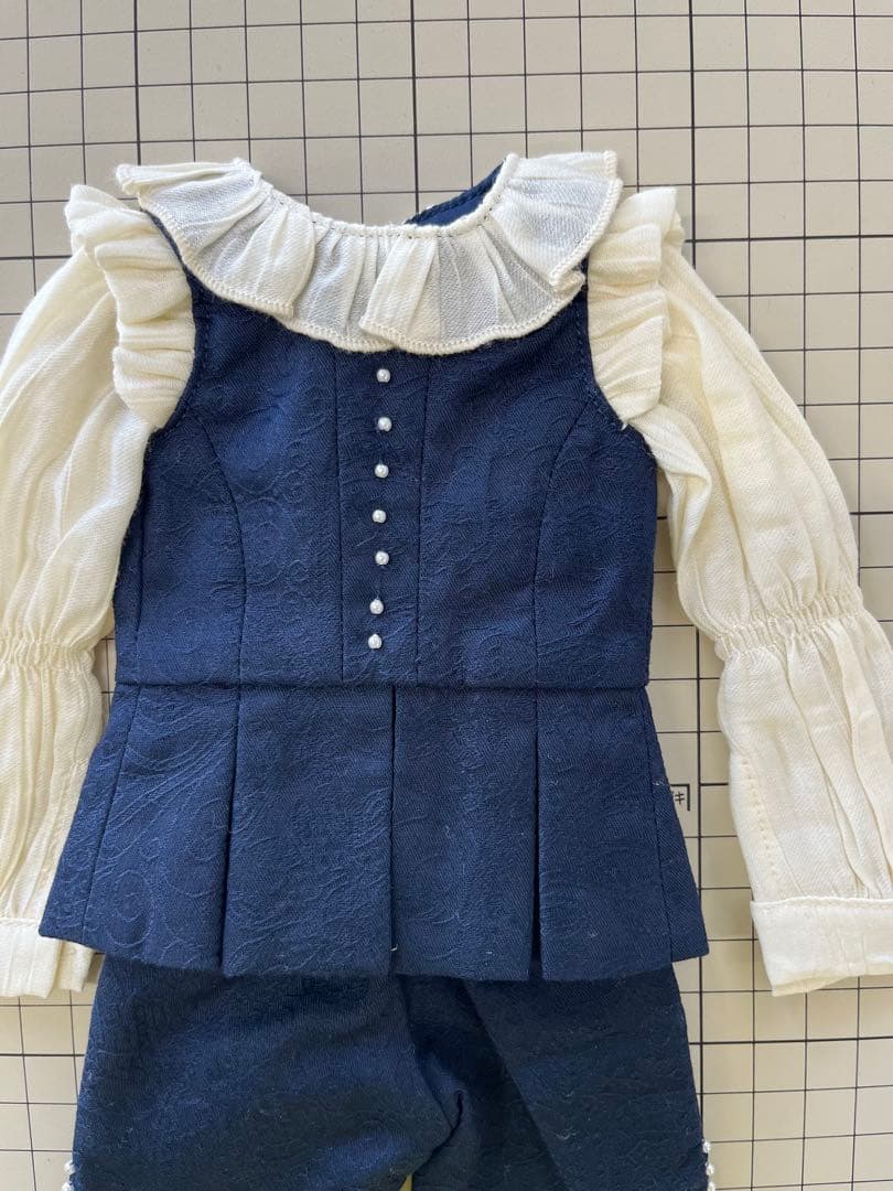 Doll ロリータセットアップ ドレス ネイビー 40センチ 1/4 MDD