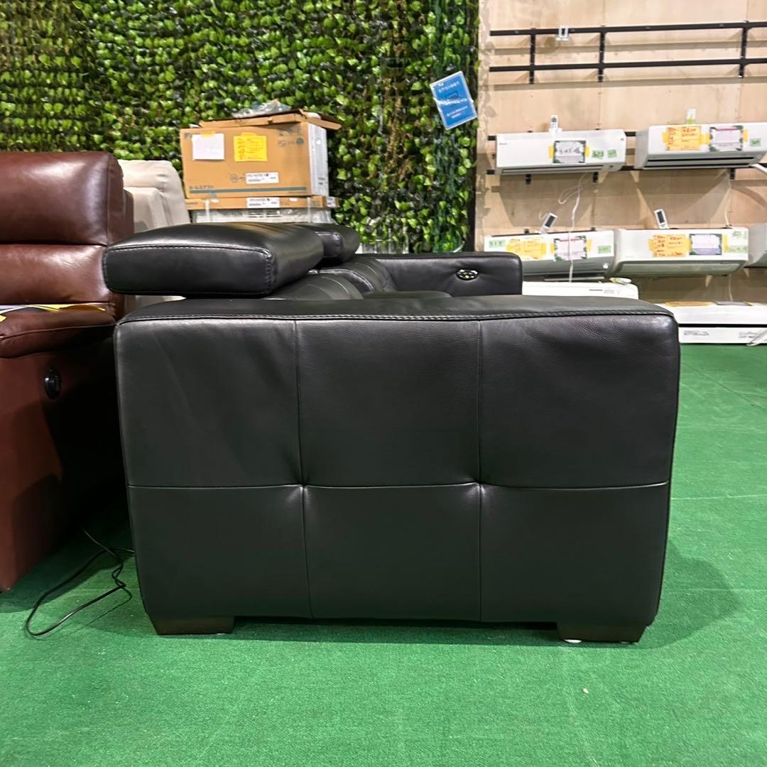 大塚家具 電動リクライニングソファ ブラック 家具 C087