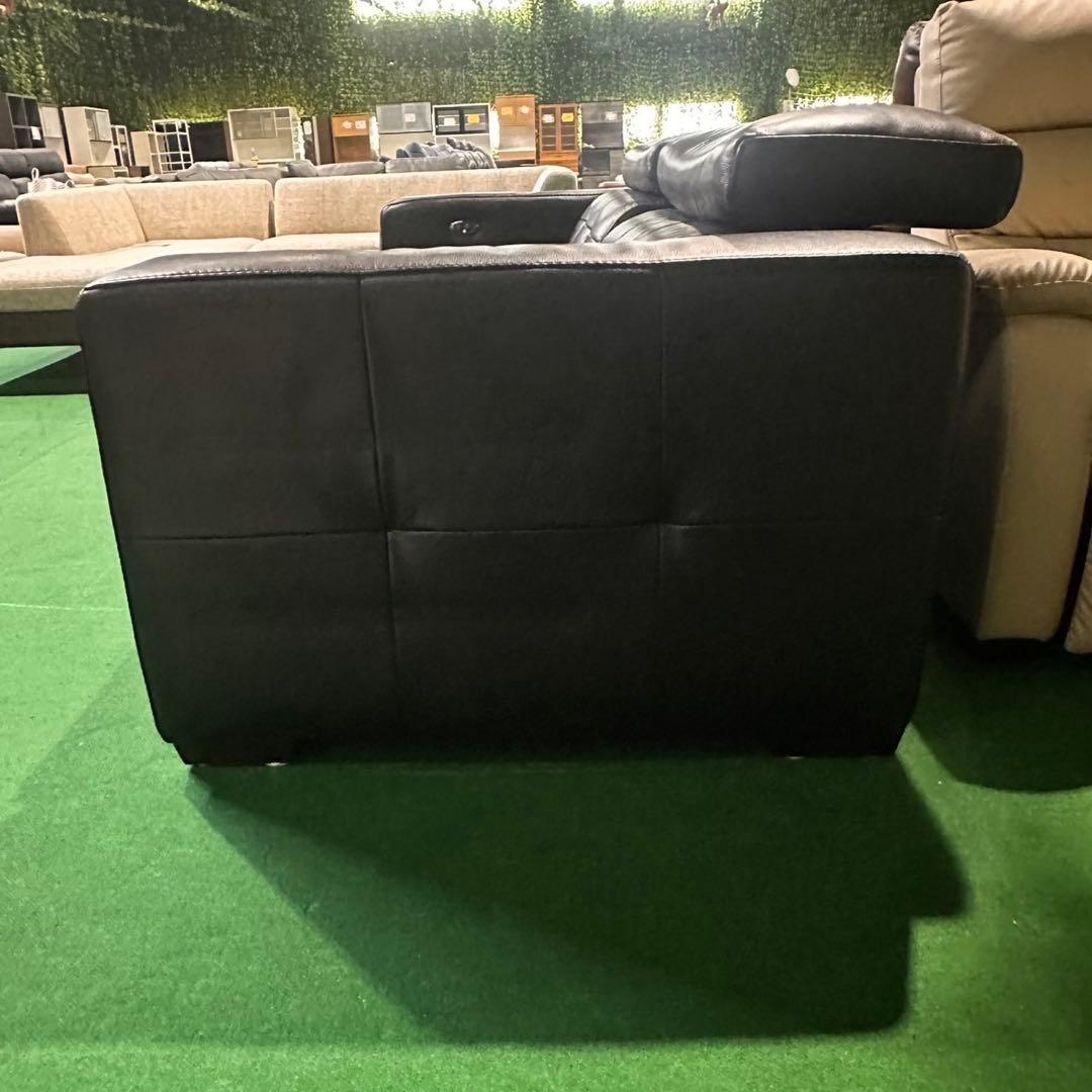 大塚家具 電動リクライニングソファ ブラック 家具 C087