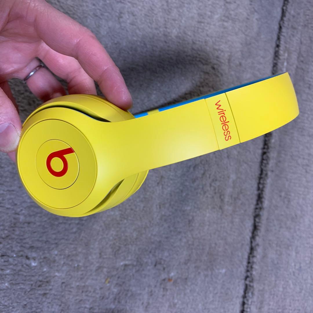 廃盤モデル　beatssolo3 ワイヤレス　ヘッドホン　イエロー