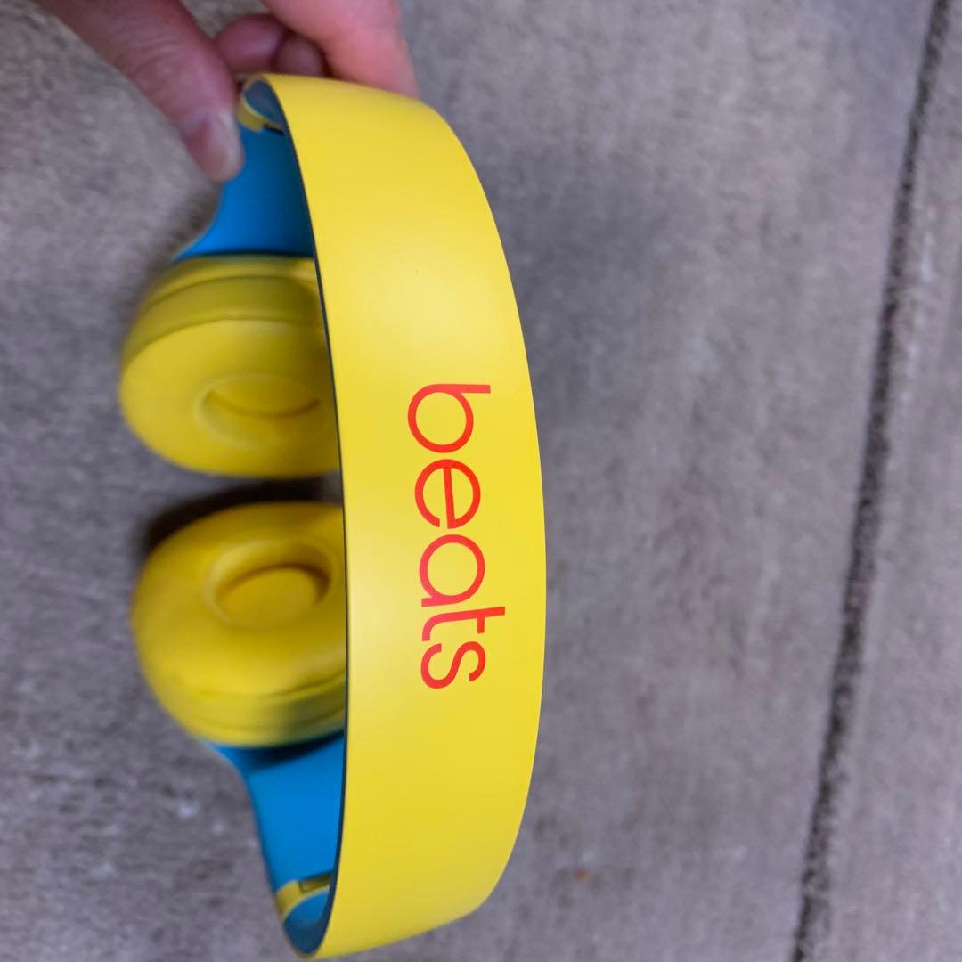 廃盤モデル　beatssolo3 ワイヤレス　ヘッドホン　イエロー