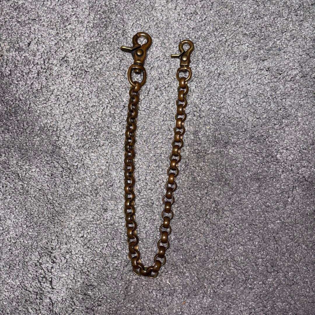 BACKDROP バックドロップ　ブラス　ウォレットチェーン　値段交渉可