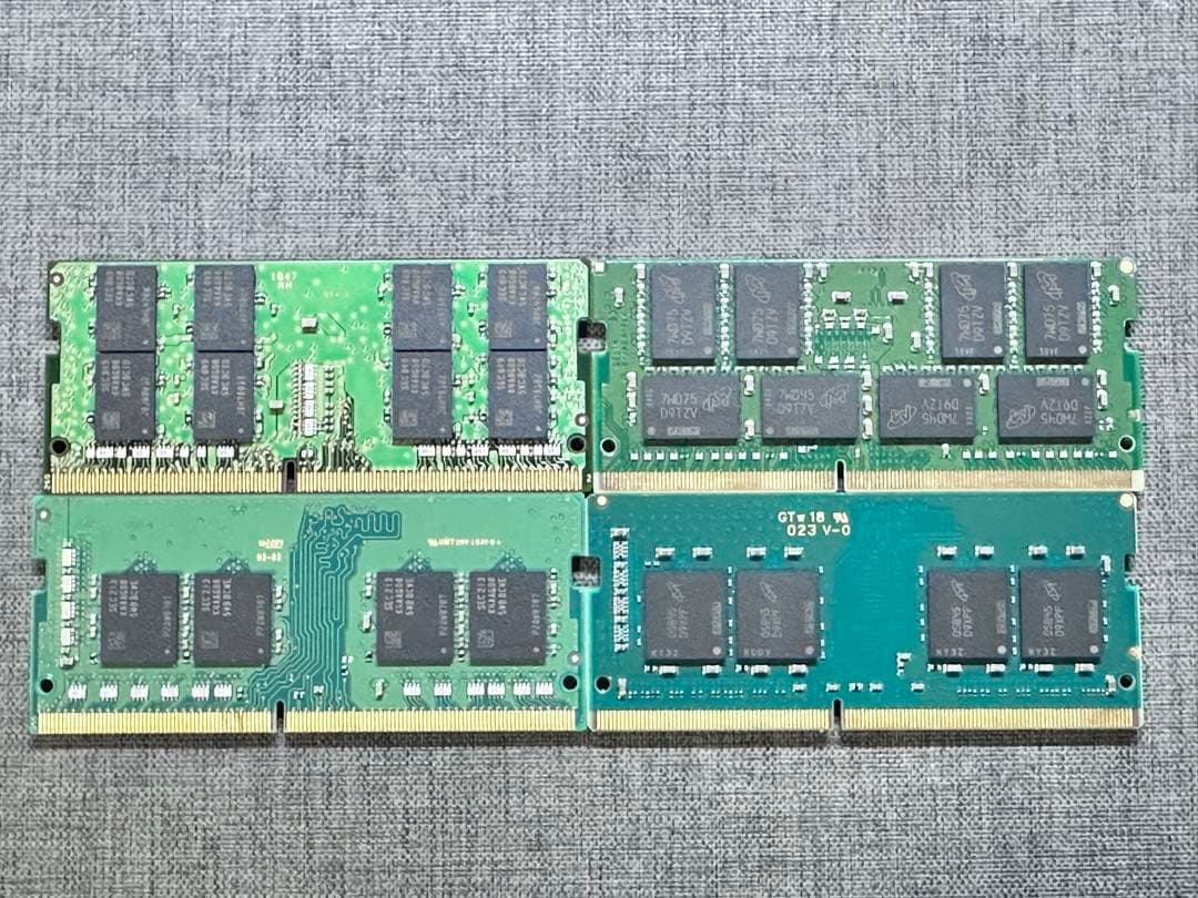 ノートPCメモリーセット売り　16GB 8GB